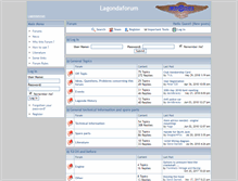 Tablet Screenshot of lagondaforum.com